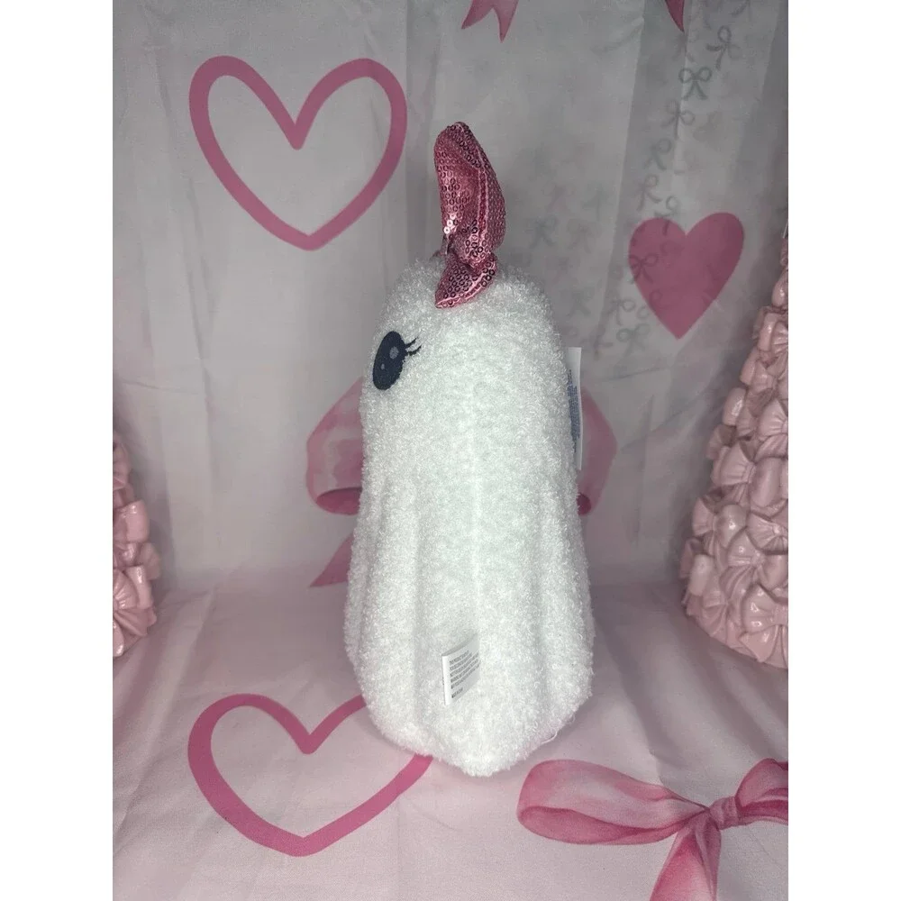 Coquette Pink Bow Ghost